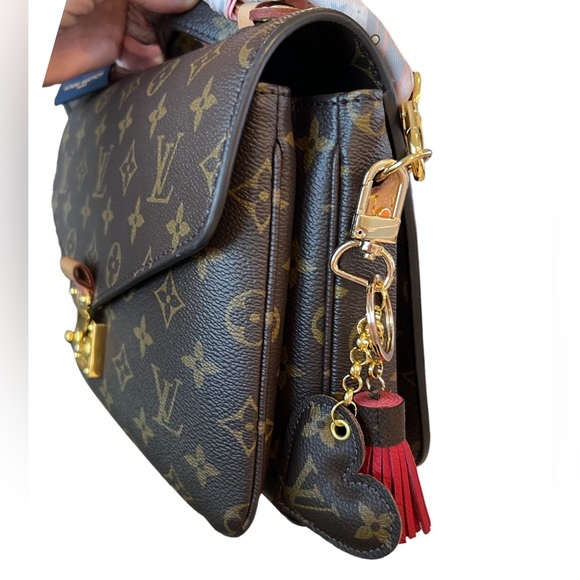 LOUIS VUITTON UPCYCLE KEYCHAIN, Authentic Canvas - Picture 3 of 3